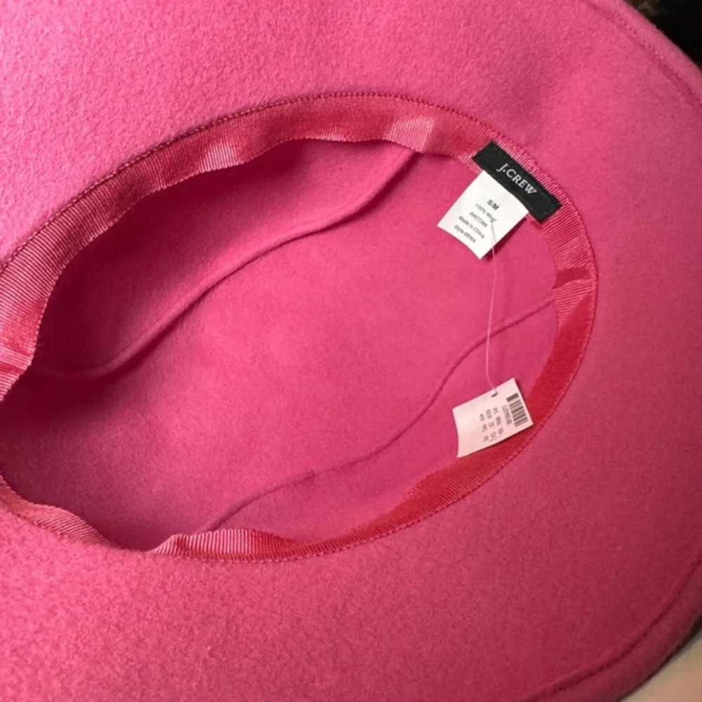 J.Crew Wool Felt Pink Cloche Hat – New‎ with Tags Size Small/medium